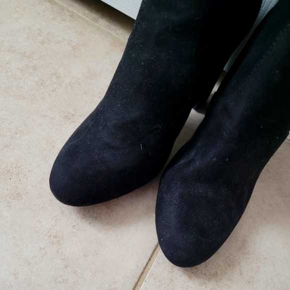 Steve Madden Emotions Block Heel OTK Boots - Picture 3 of 8